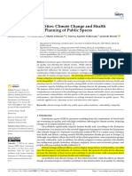 Building Resilient Cities Climate Change and Health Interlinkages in The Planning of Public Spaces