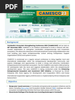 CAMESCO 2023 Agenda