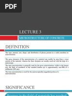 Lecture 4 MicroStructures of Concrete