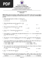 Mathematics NAT Questionnaire