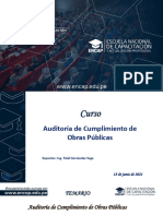 Auditoría y Cumplimiento de Obras Públicas