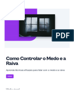 Como Controlar o Medo e A Raiva+