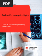 U3 - Tema 3 Funciones Ejecutivas y Premotoras