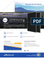 Panel Solar W Ja Solar Mono Perc HC Jam S MR 25036889 Techsheetsup