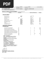 Análisis Resultado Valores de Referencia Unidad: Parcial de Orina, Incluido Sedimento