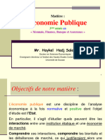 Chapitre Introductif Economie Publique