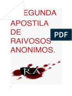 A Segunda Apostila de Raivosos Anônimos Atualizada