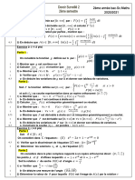 Devoir Surveillé N°2-Sem2-2ème SM-Elbilia-2020-2021