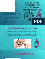 Ensayos de Control de Calidad de Medicamentos