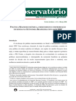 Serrano - Politica Macro Cresc e Distrib