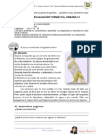 Guía de Evaluación Formativa, Semana 16: Nombre