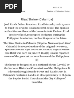 Rizal Shrine (Calamba)