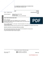 University of Cambridge International Examinations General Certificate of Education Ordinary Level