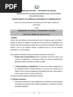 1ºtexto de Apoio Da Disciplina de Calculo Financeiro II-2º Ano Do Curso de C&A