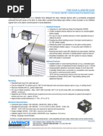 5 Brochures 18 Fire Door Alarm Releases 1 AR D Fire Door Alarm Release 2015 04 01