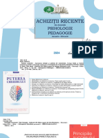 Achiziţii recente din domeniile psihologie, pedagogie, ianuarie - februarie 2024 [Resursă electronică] : Expoziţie / Biblioteca Ştiinţifică a Universităţii de Stat „Alecu Russo” din Bălţi ; realizare: Veronica Barbaroş. – Bălţi, 2024. – 12 slide-uri.