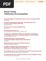 Section 10 Remote Sensing Teledetection