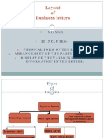 Layout of Business Letter