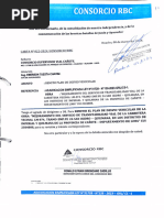 Carta N°022-2024 Consorcio RBC Plan de Desvio