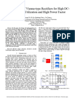 Control Study of Vienna-Type Rectifiers For High DC-link Voltage Utilization and High Power Factor