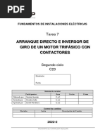 Tarea 7 - Arranque Directo e Inversor Con Contactores Ok