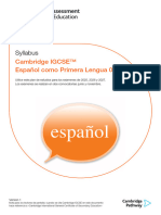 2025 2027 Syllabus Spanish Version