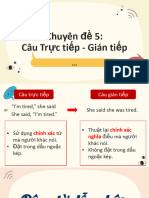 Chuyên Đề 5. Câu Trực Tiếp - Gián Tiếp - DONE