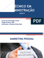 Aula 8 - Marketing Pessoal