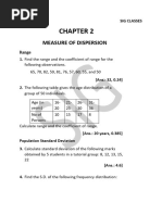 Ch-2 (Measure of Dispersion)