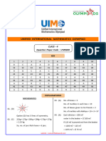 CL - 4 - UIMO-2023-Paper-9269 Key