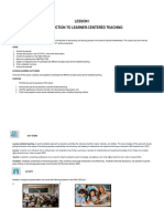 FLT - Module 1 Lesson 1