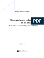 Sánchez Martínez para Un Planeamiento Estrategico de La Educación Cap. 1