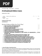 Professional Ethics Cases