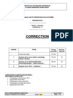 Correction Sujet U41 - BTS FED 2018