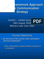 Logical Framework Approach and The Communication Strategy