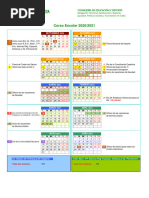 Calendario Escolar 2020-21