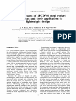 Destructive Tests of 15CDV6 Steel Rocket Motor Cases and Their Application To Lightweight Design-Beena