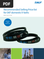 V Belt - Pricelist 6th May 2022