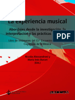 La Experiencia Musical Abordajes Desde L