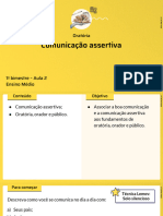 Comunicação Assertiva: Oratória