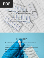 Proceso de Fabricacion de Los Supositorios