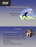 Key Establishment Protocols: Maithili Narasimha