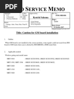 FSM - mr3456 - Caution of GM Board Position