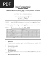 Minutes of The EA CSC-Shortlisting Meeting - DED