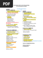 Estado de Situacion Financiera