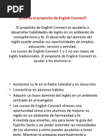 P.P.cuál Es El Propósito de English Connect