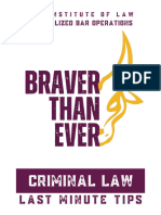 (FEU IL CBO) Criminal Law - Last Minute Tips 2023