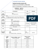 Programme Du 1er Semestre 2024