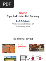 Drying Cipla Training 20 Nov 2020