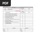 Deluge System ChEcklist AMC